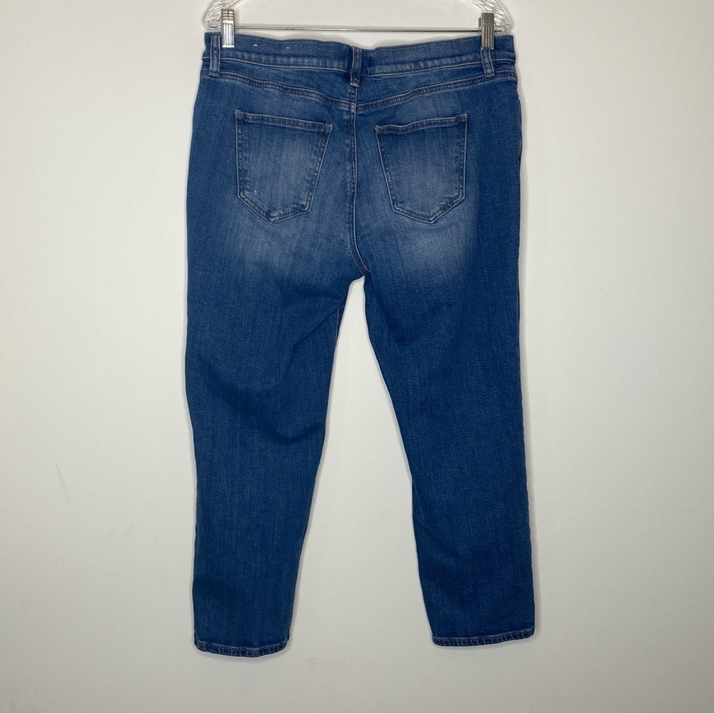 Loft Outlet Button Fly Distressed Boyfriend Jeans - Picture 7 of 10